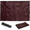 Privacy Screen and Plastic Twisting Ties for Patio Balcony (3x4 Feet, Brown, 2 Pack)